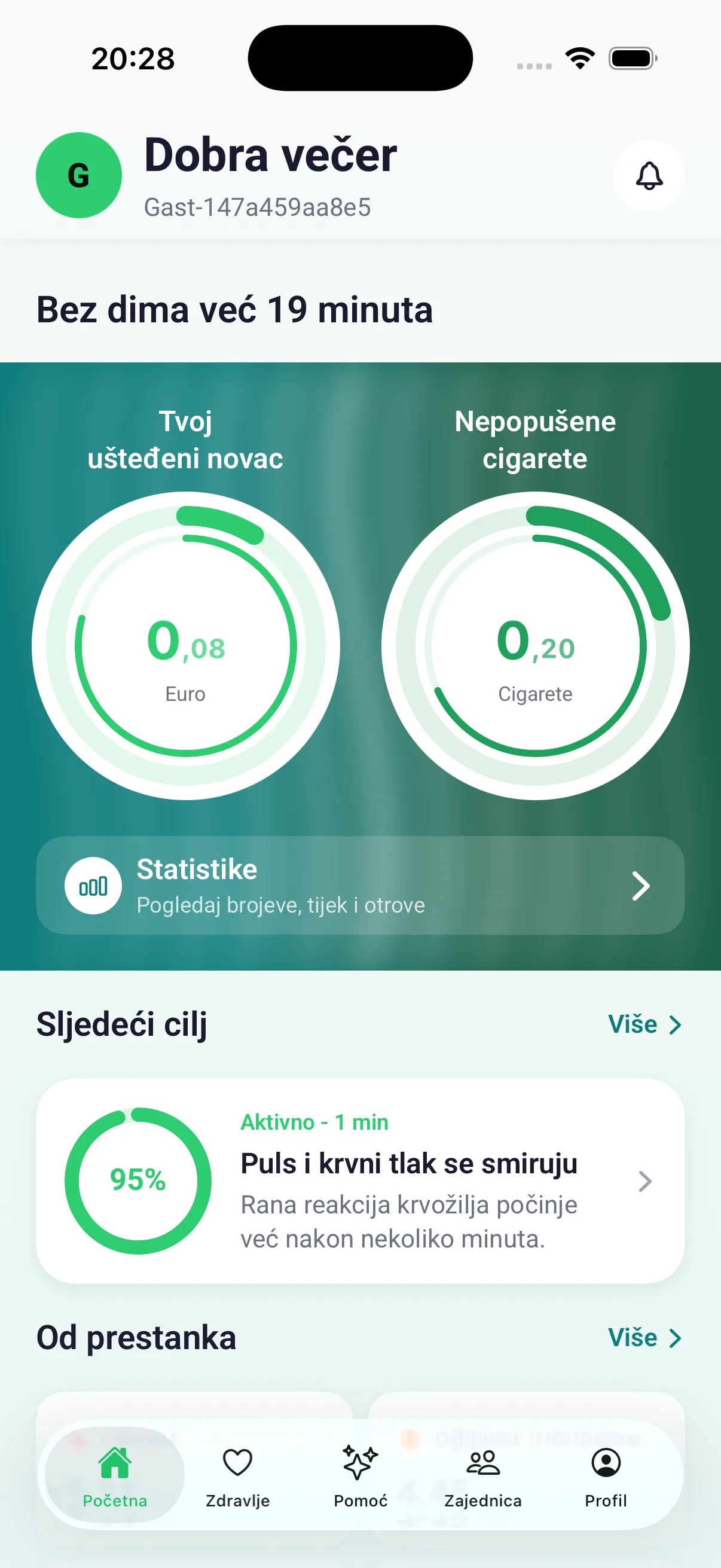 Brojač ušteđenog novca