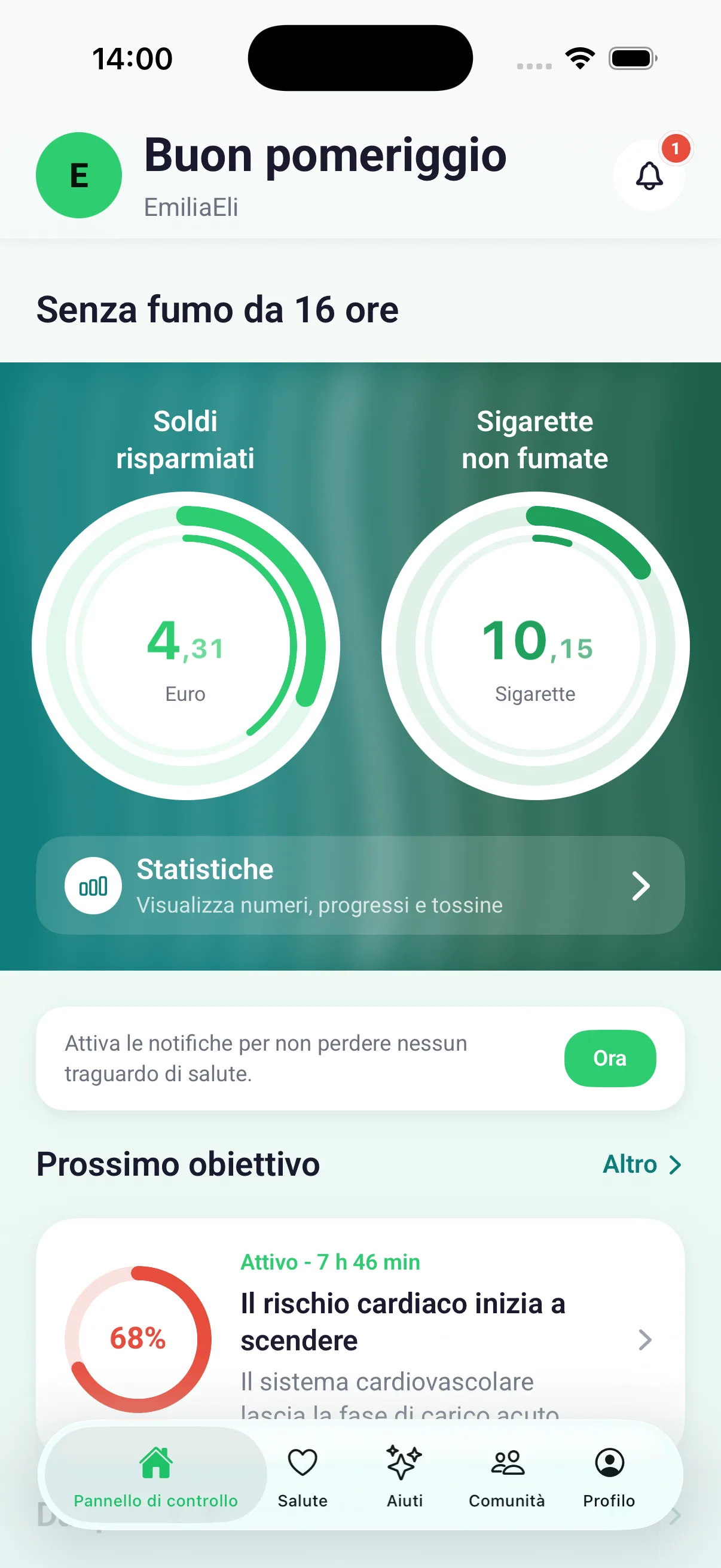 Contatore del denaro risparmiato